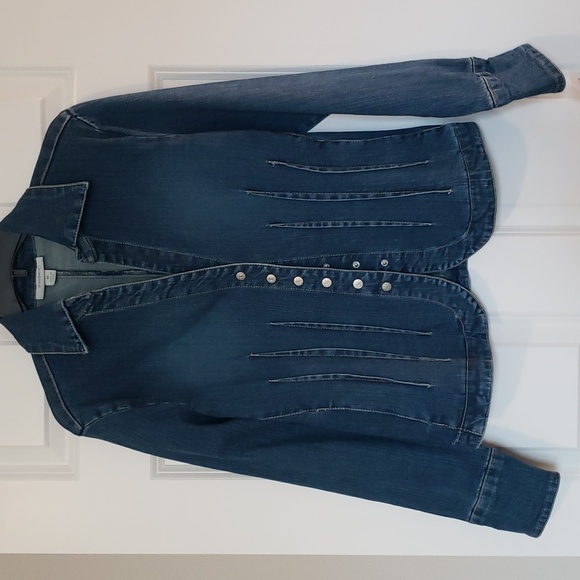 VINTAGE DENIM JACKET / SHIRT W/POCKETS! NWT! - Picture 2 of 5